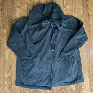 ZELLA WRAP FRONT FLEECE LINED JACKET